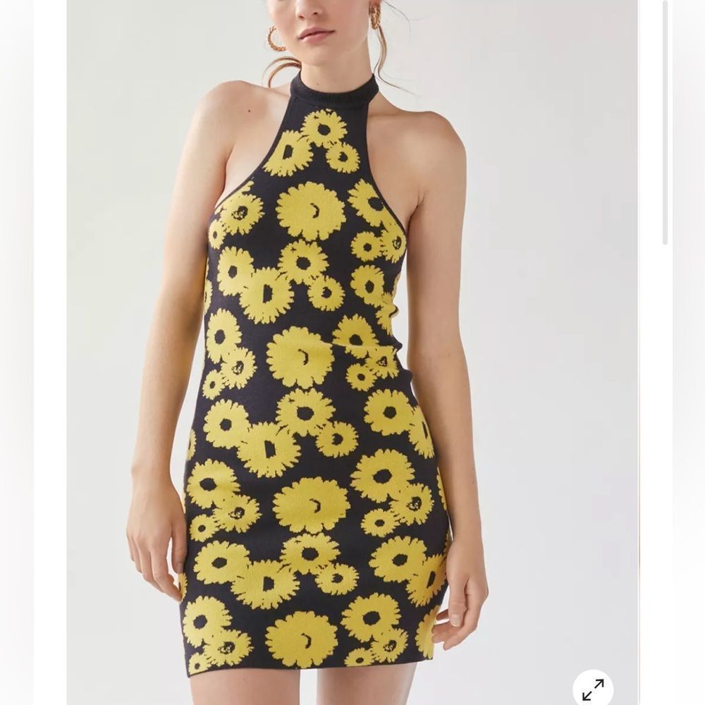 🌿NWT•UO•Sunflower•High-Neck Dress•Size M•